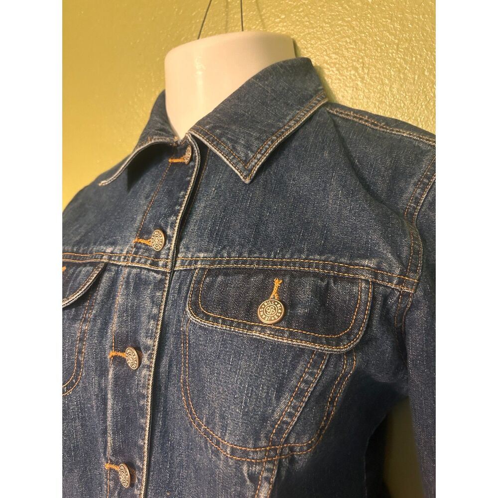 Vtg 90s Denim Trucker Jacket Indie Sleaze Utility M Capsule Layering Streetwear